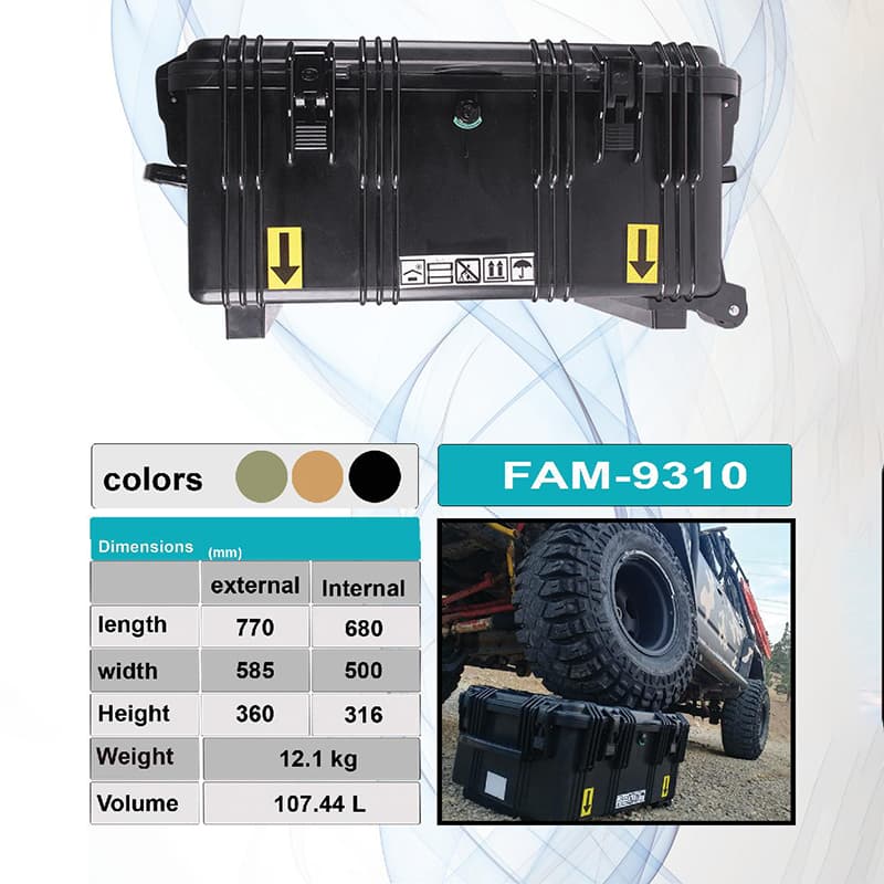 باکس پلیمری آفرود کینگ هاردکیس مدل FAM 680H — تصویر ۷