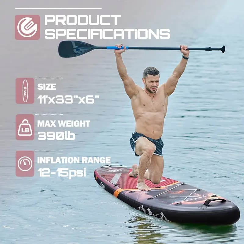 پدل بورد بادی E-SUP مدل Beast 11′ — تصویر ۵