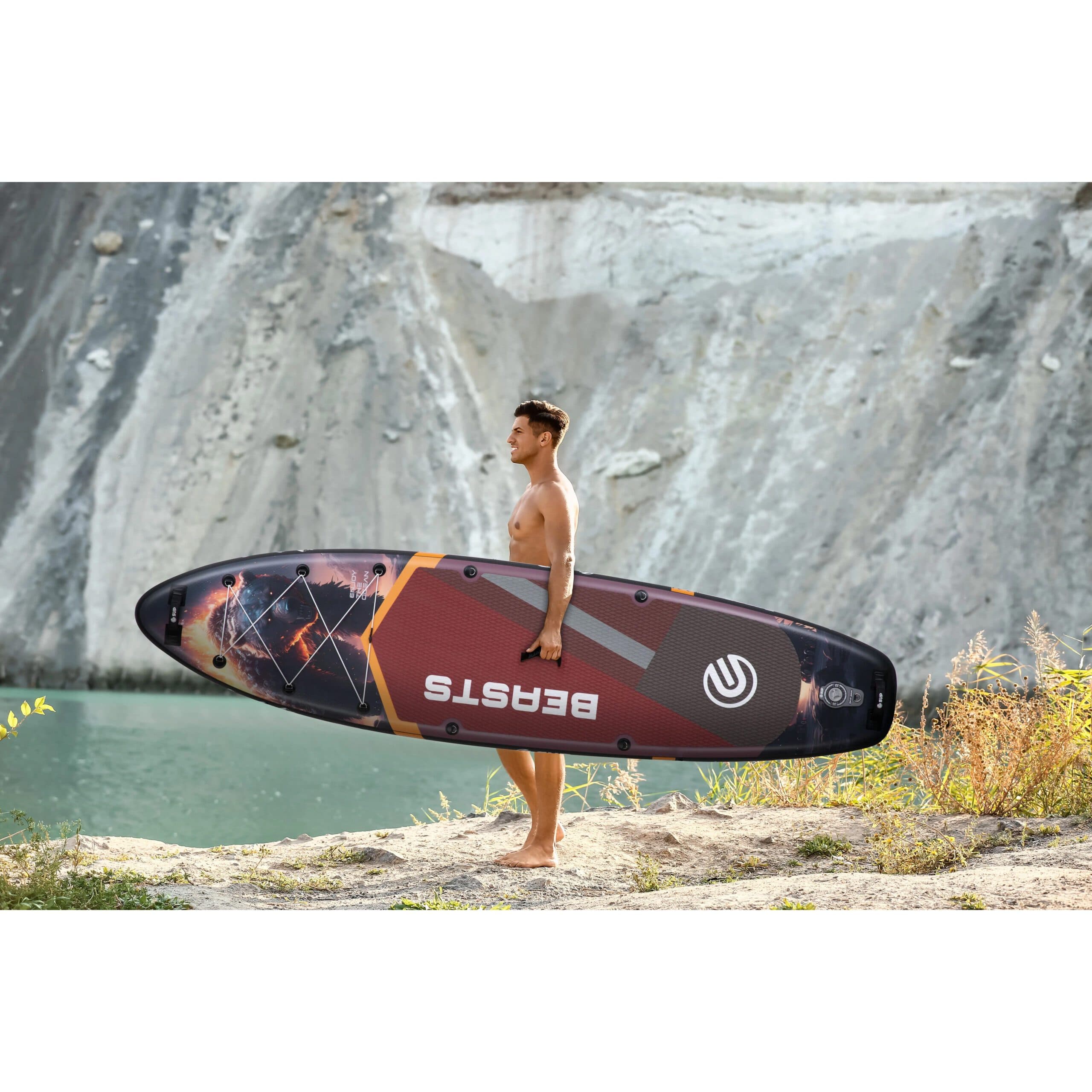 پدل بورد بادی E-SUP مدل Beast 11′ — تصویر ۴