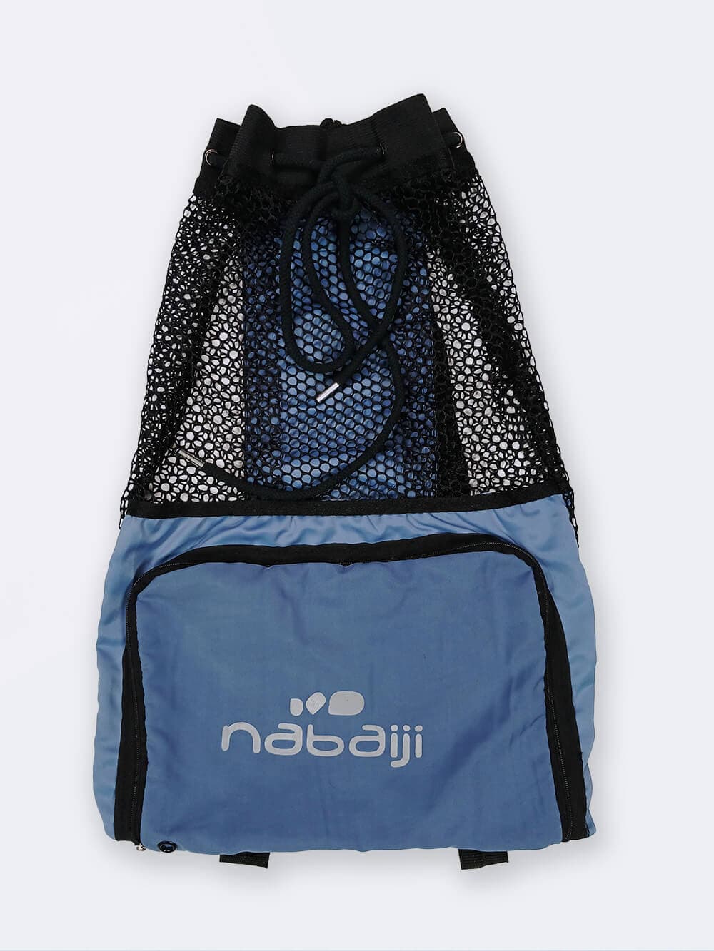 مش بگ ( mesh bag ) آبی رنگ توری برای خشک شدن سریع وسایل استخر ، ساحل و دریا نابایجی ( Nabaiji )