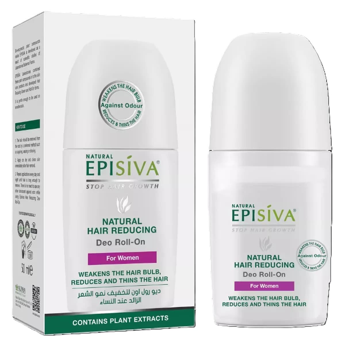 مام رول زنانه اپیسیوا کاهش دهنده رشد مو EPISÍVA For Women 50ml