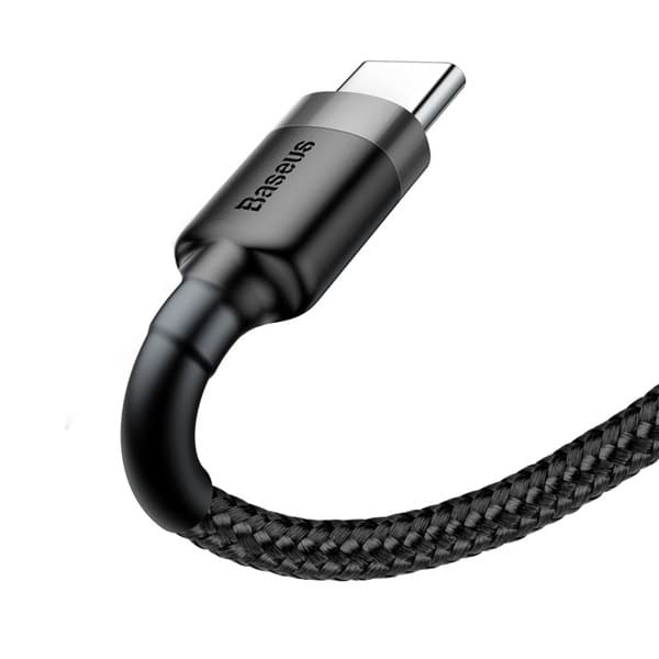 کابل تبدیل USB به USB-C باسئوس مدل CATKLF-BG1 Cafule طول 1 متر — تصویر ۳