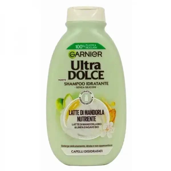 شامپو شیر بادام گارنیر مدل (Ultra Dolce) مخصوص موهای دهیدراته حجم 300 میل Garnier — تصویر ۳