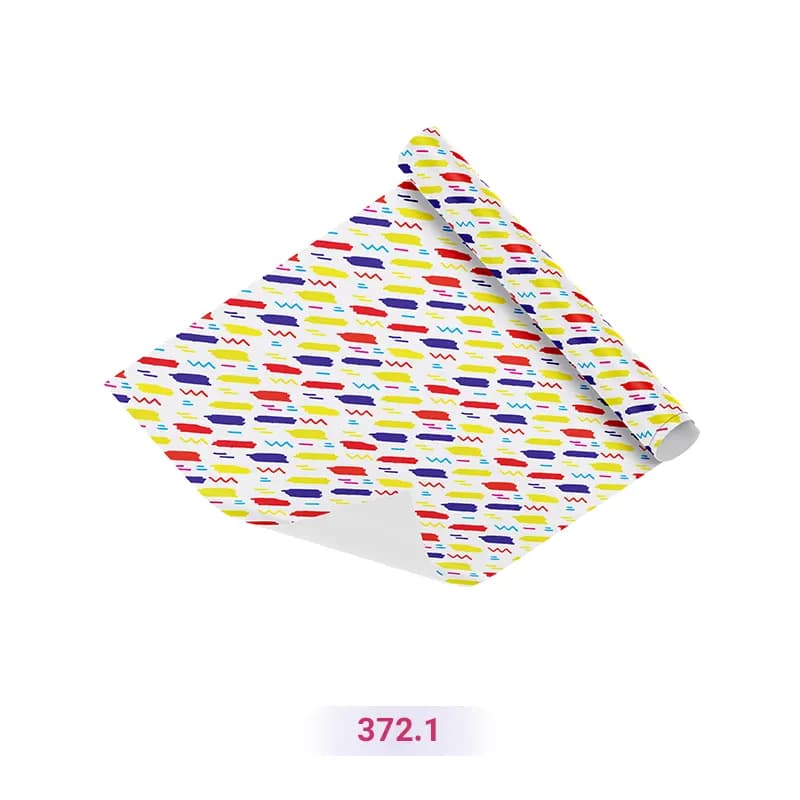 کاغذ کادو طرح فانتزی چند رنگ (کد 372.1)