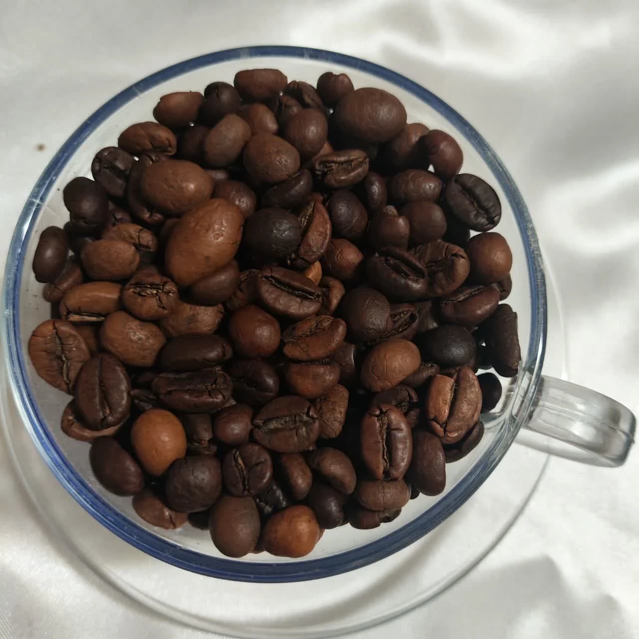دانه قهوه 100روبوستا فله ای ( 500گرم ) — تصویر ۲