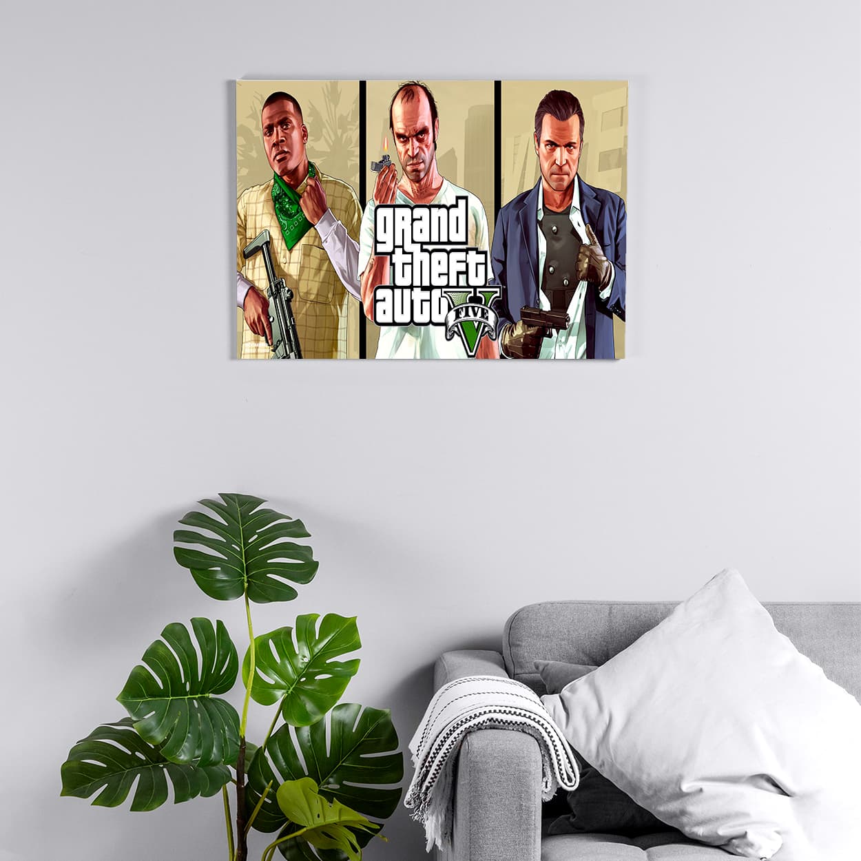 پوستر هومرو مدل فلزی طرح GTA کد PS538 — تصویر ۲