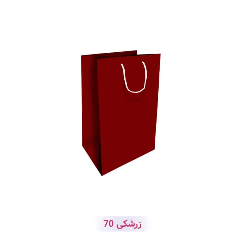 پاکت کادو با طرح ساده تک رنگ زرشکی (سری 70)
