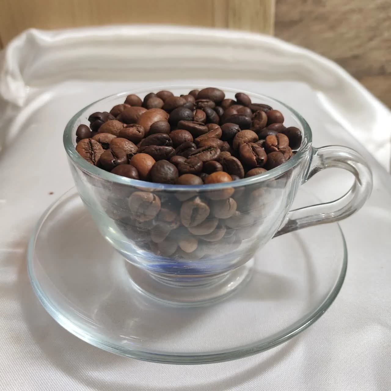دانه قهوه 70روبوستا 30عربیکا رست شده فله ای ( 250گرم )