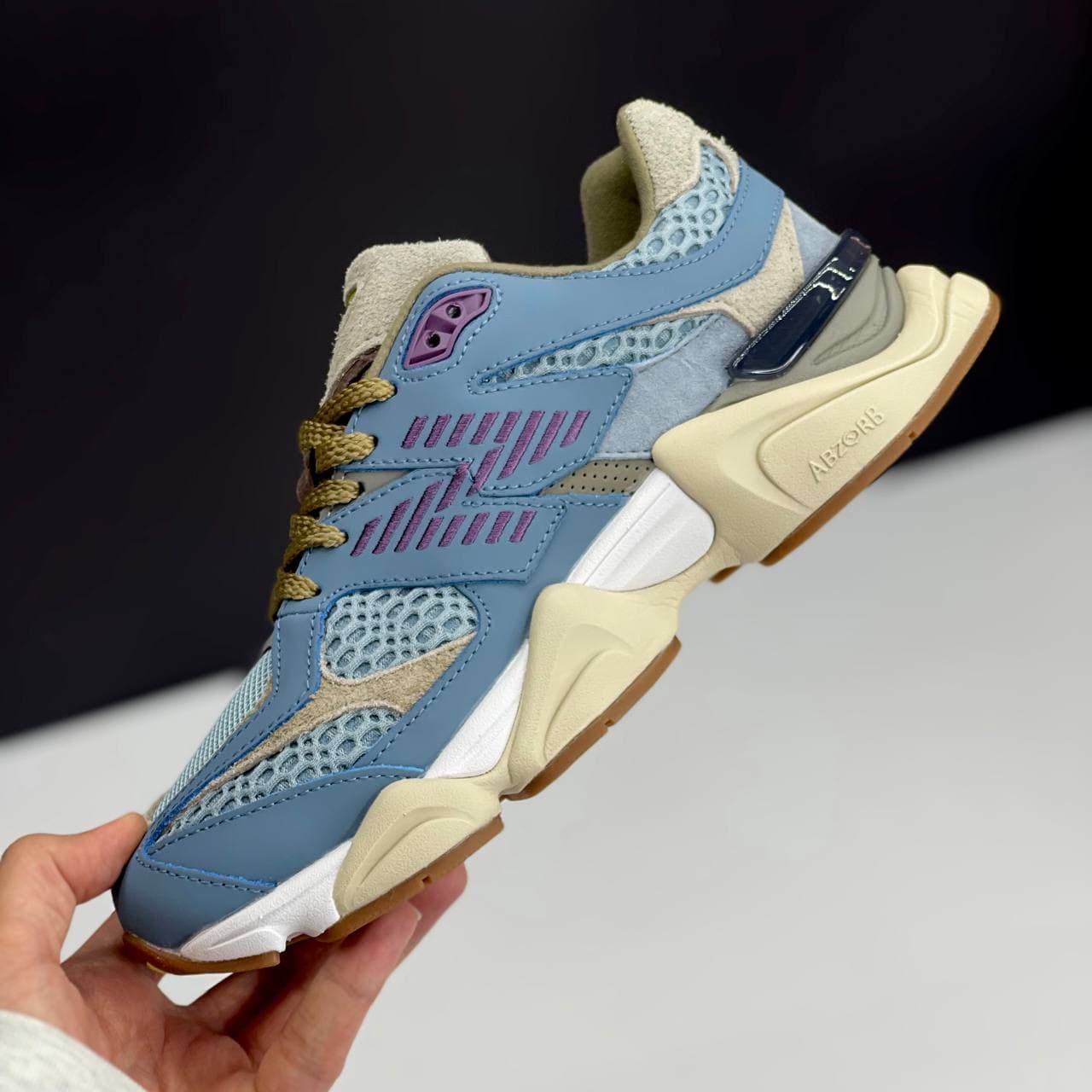 کتونی نیوبالانس ۹۰۶۰ آبی بودگا New Balance 9060 Bodega Blue — تصویر ۲