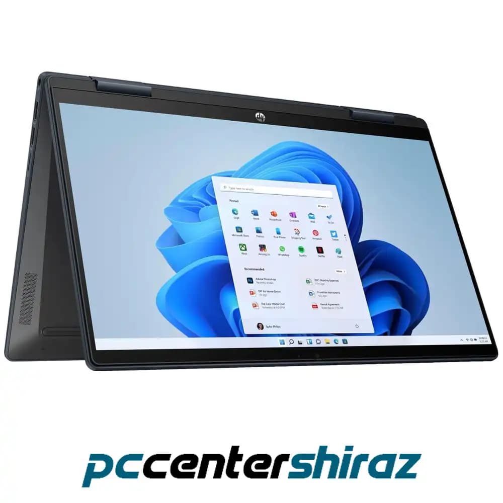 لپ تاپ 14 اینچی اچ‌پی مدل Pavilion x360 14t-EK0033-i5 8GB 512GB Iris Xe