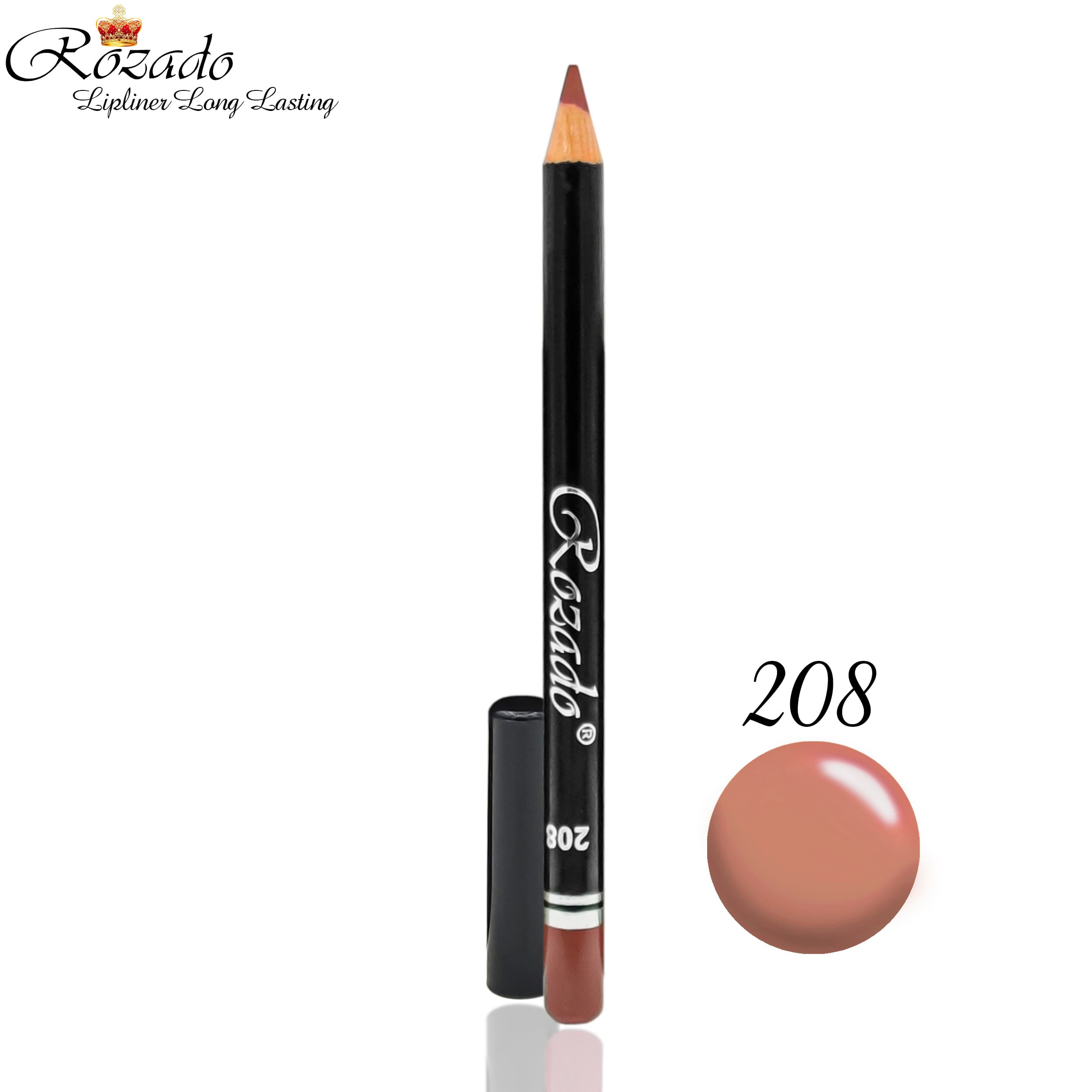 مداد لب رزادو مدل Long Lasting شماره 208 — تصویر ۲