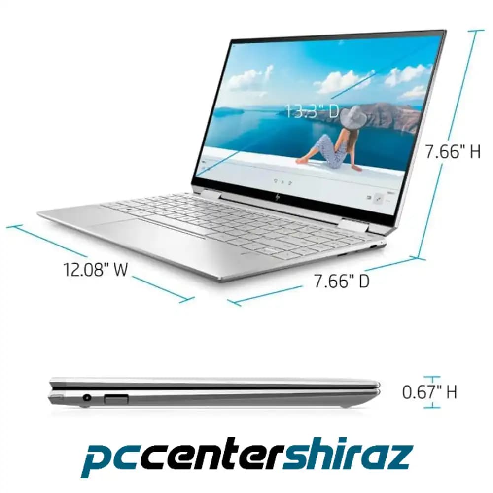 لپ تاپ استوک 15.6 اینچی اچ پی مدل Spectre x360 Convertible 15t-eb100 — تصویر ۸