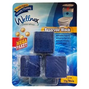 خوشبوکننده و جرمگیر توالت فرنگی Wellnax مدل Deeply Cleaning بسته 3 عددی — تصویر ۲