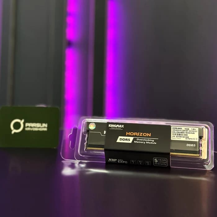 رم 16 گیگابایت DDR5 5600 کینگ مکس Kingmax Horizon — تصویر ۲