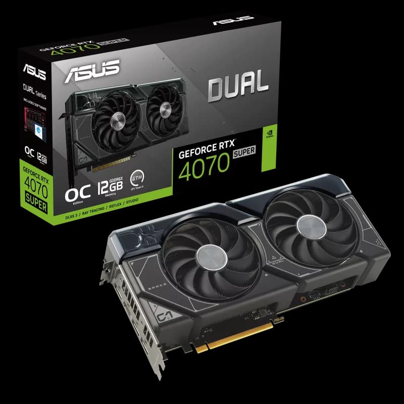کارت گرافیک ایسوس Asus RTX 4070 SUPER 12G OC