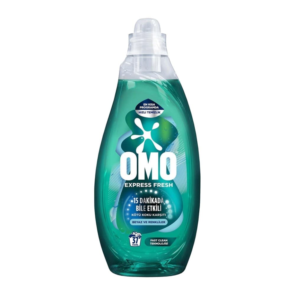 مایع لباسشویی اومو OMO مدل Whites And Colors مناسب لباس های سفید و رنگی حجم 1480 میل
