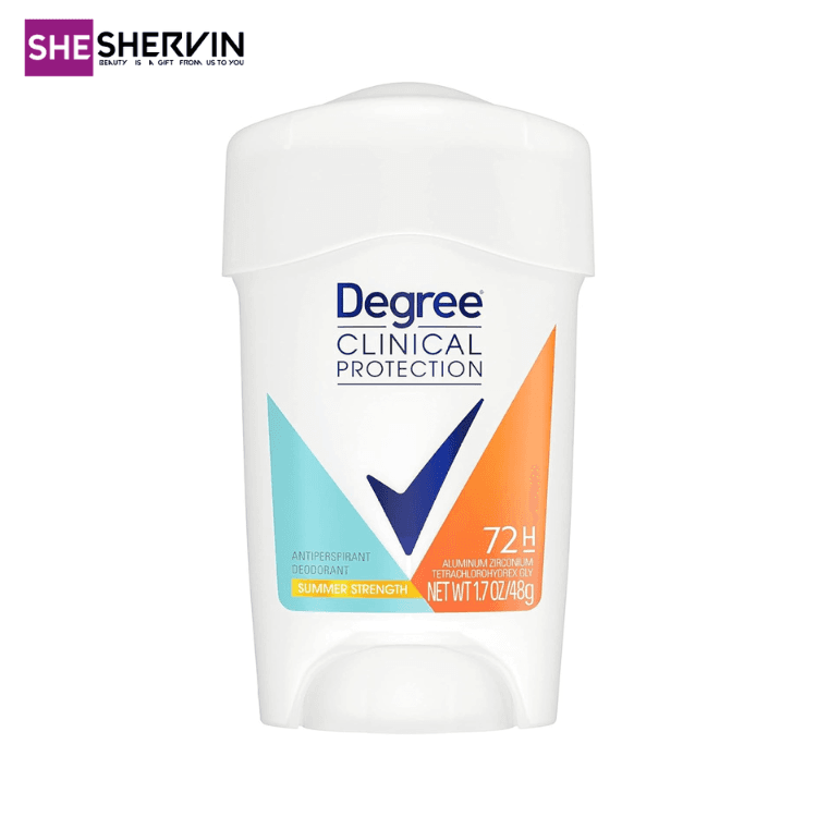 استیک ضد تعریق زنانه Degree مدل Summer Strength محافظت 72 ساعته وزن 48 گرم — تصویر ۲