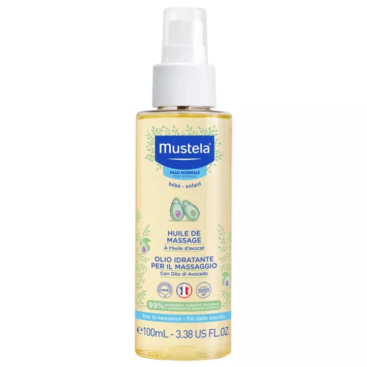 روغن ماساژ بچه موستلا Mustela مدل Avocado Oil حاوی عصاره آووکادو حجم 100 میل — تصویر ۲