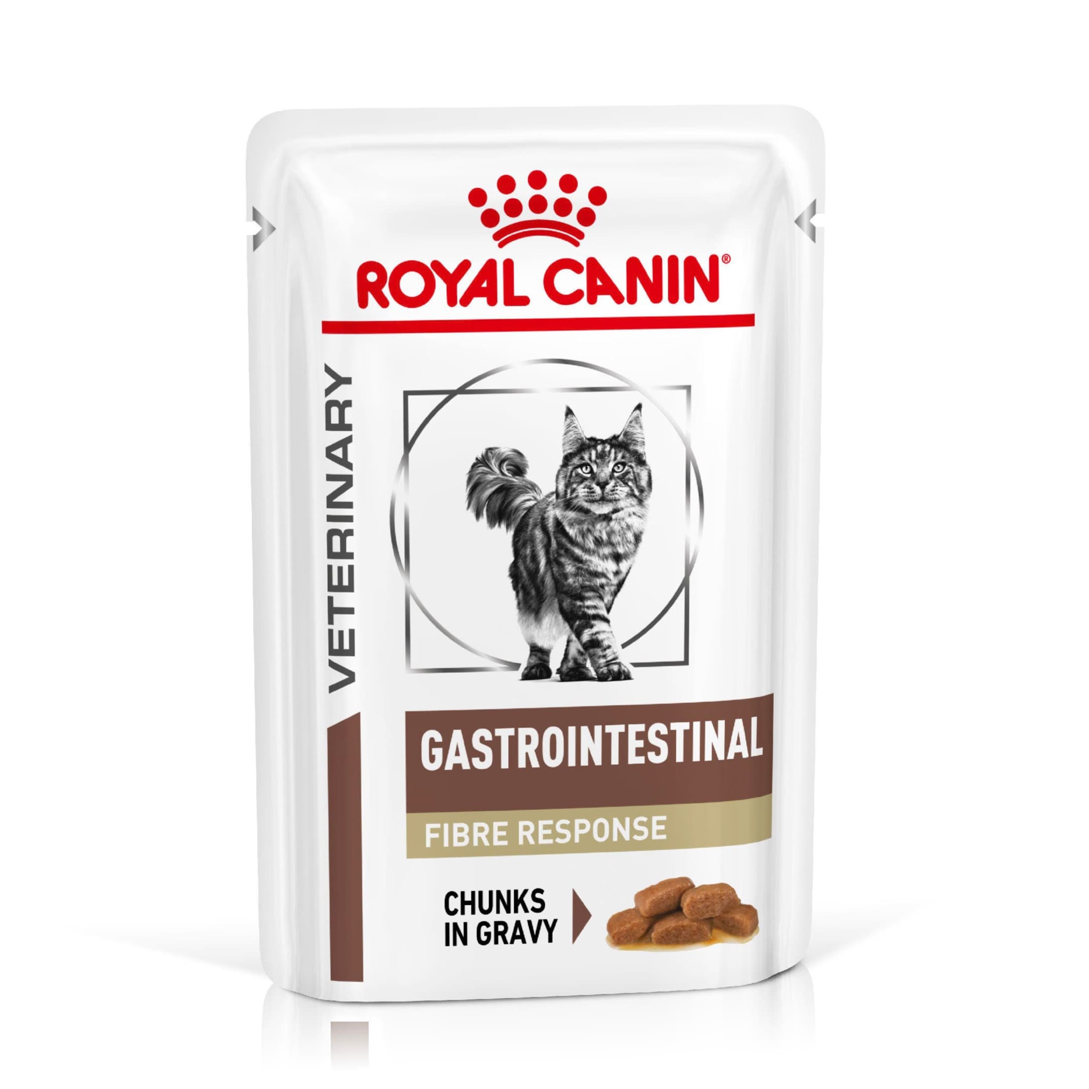 پوچ گربه گاسترو اینتستینال فایبر ریسپانس رویال کنین Royal Canin Gastrointestinal Fibre Response Gravy