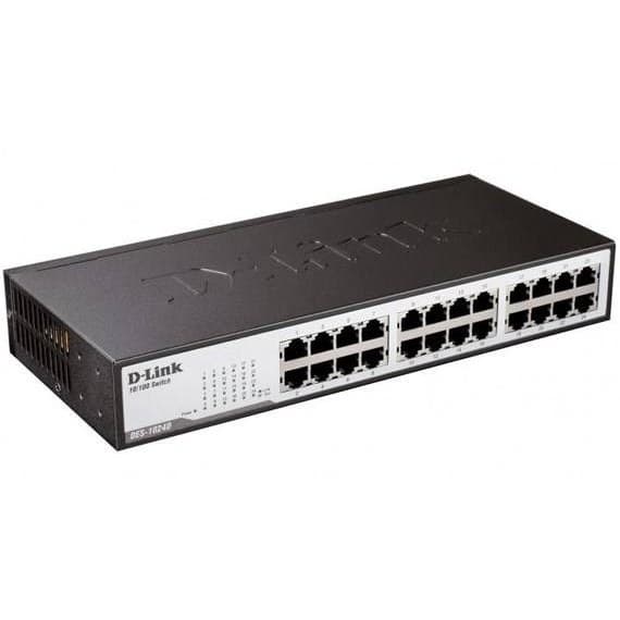 D-Link DGS-F1024 24 Port 10/100/1000 Mbps Unmanaged Switch