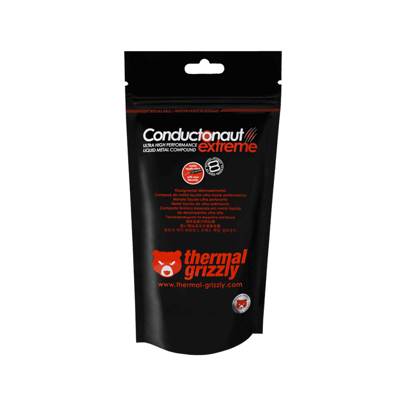 خمیر حرارتی 5 گرمی گریزلی مدل Conductonaut Liquid Metal Extreme — تصویر ۲