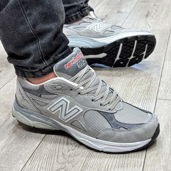 کفش و کتانی مردانه مدل نیوبالانس NEWBALNANCE_990 رنگ طوسی کد 41369 — تصویر ۲