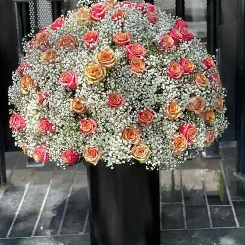 دسته گل شیک برای همکار زن 4272