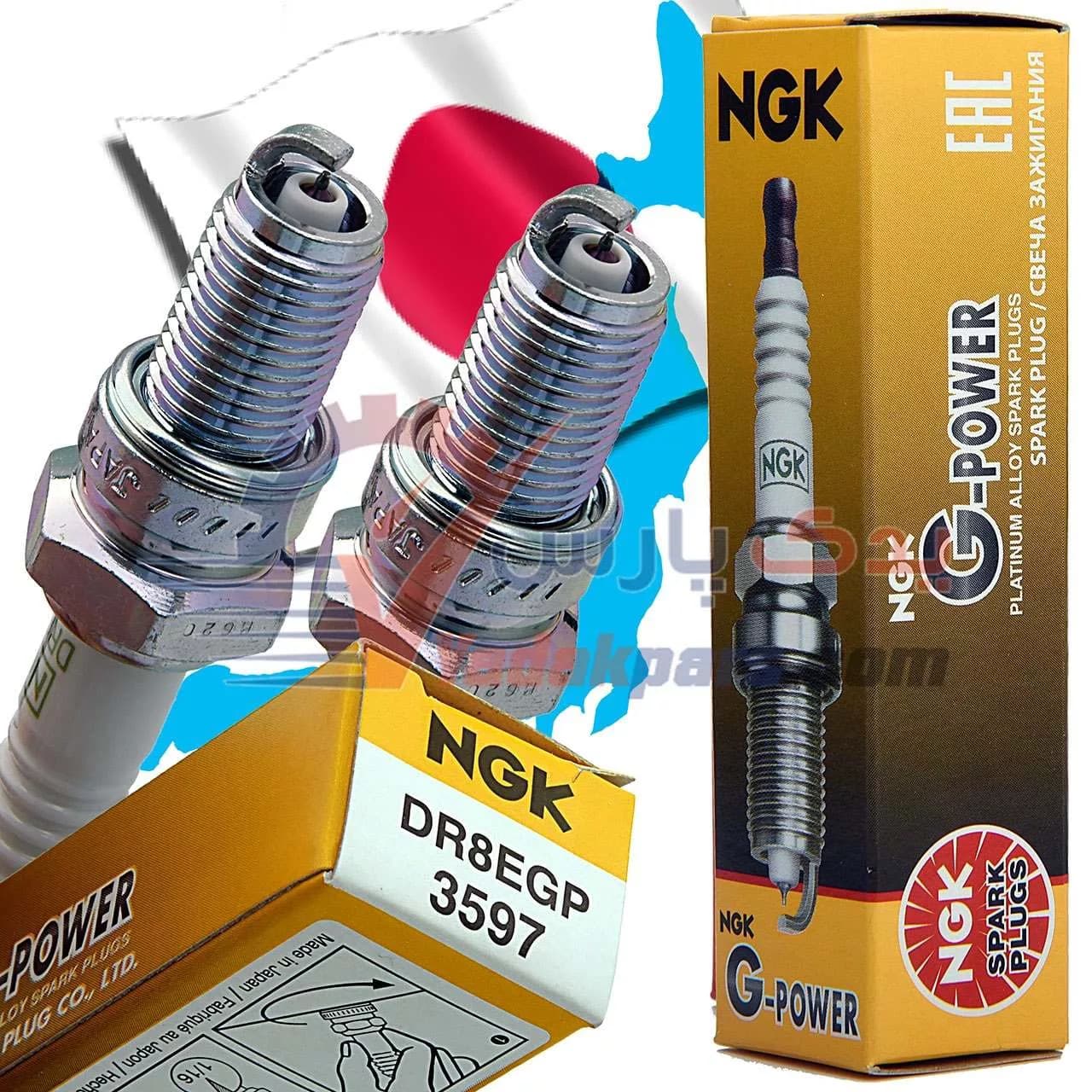 شمع سوزنی هوندا ۱۲۵ پلاتینیوم برند NGK ژاپن (۱عددی)