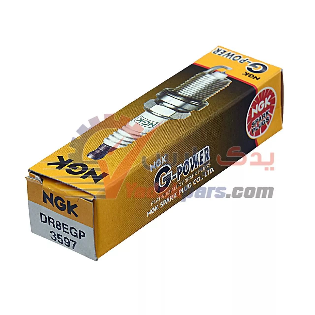 شمع سوزنی هوندا ۱۲۵ پلاتینیوم برند NGK ژاپن (۱عددی) — تصویر ۲