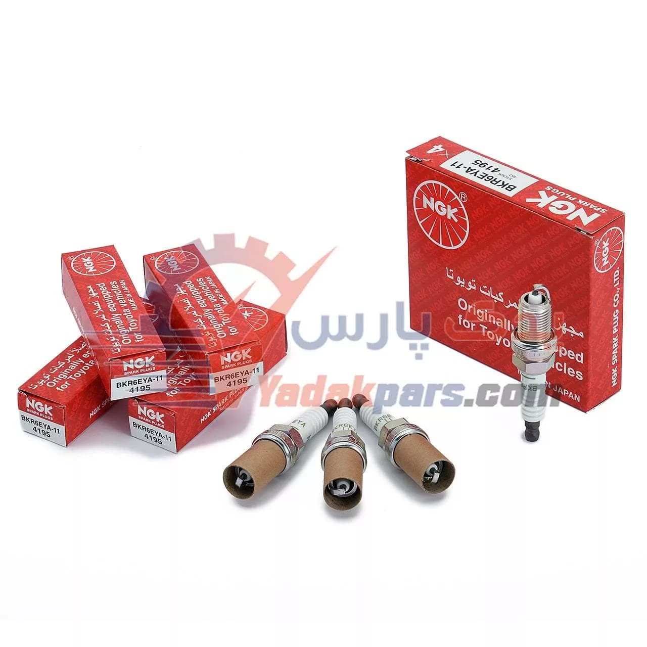 شمع پایه کوتاه V POWER برند NGK ژاپن (بسته4عددی) — تصویر ۴