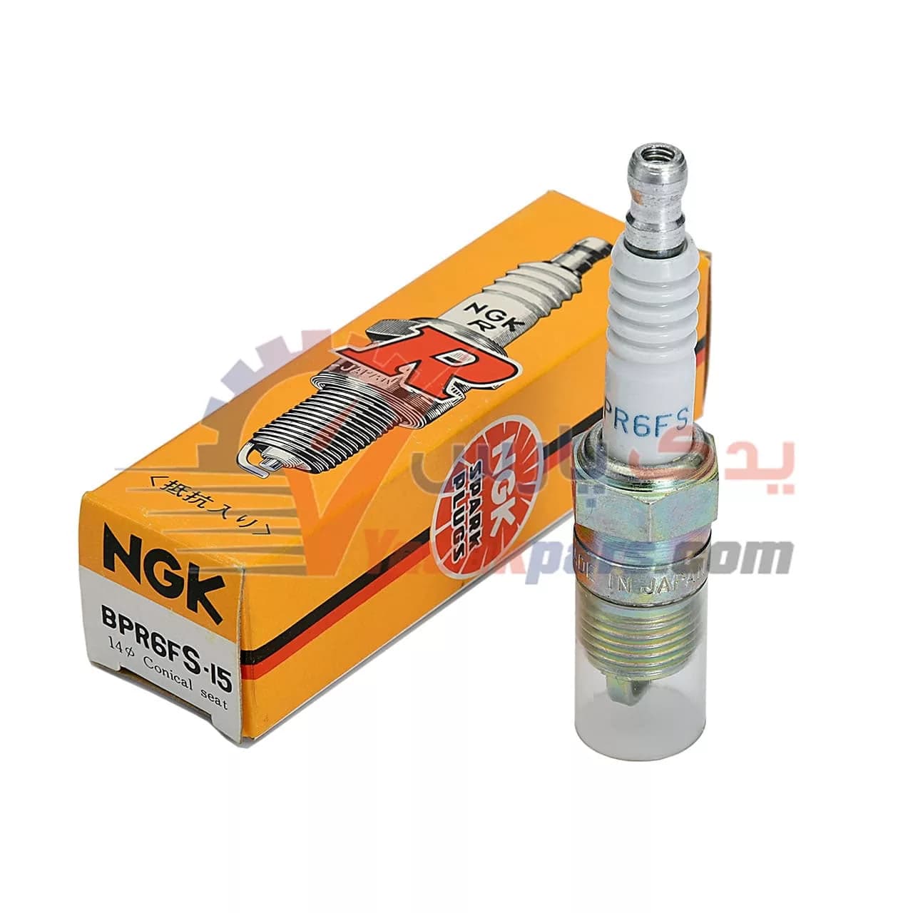 شمع ماشین آمریکایی کاربراتور برند NGK ژاپن(بسته1عددی) — تصویر ۳