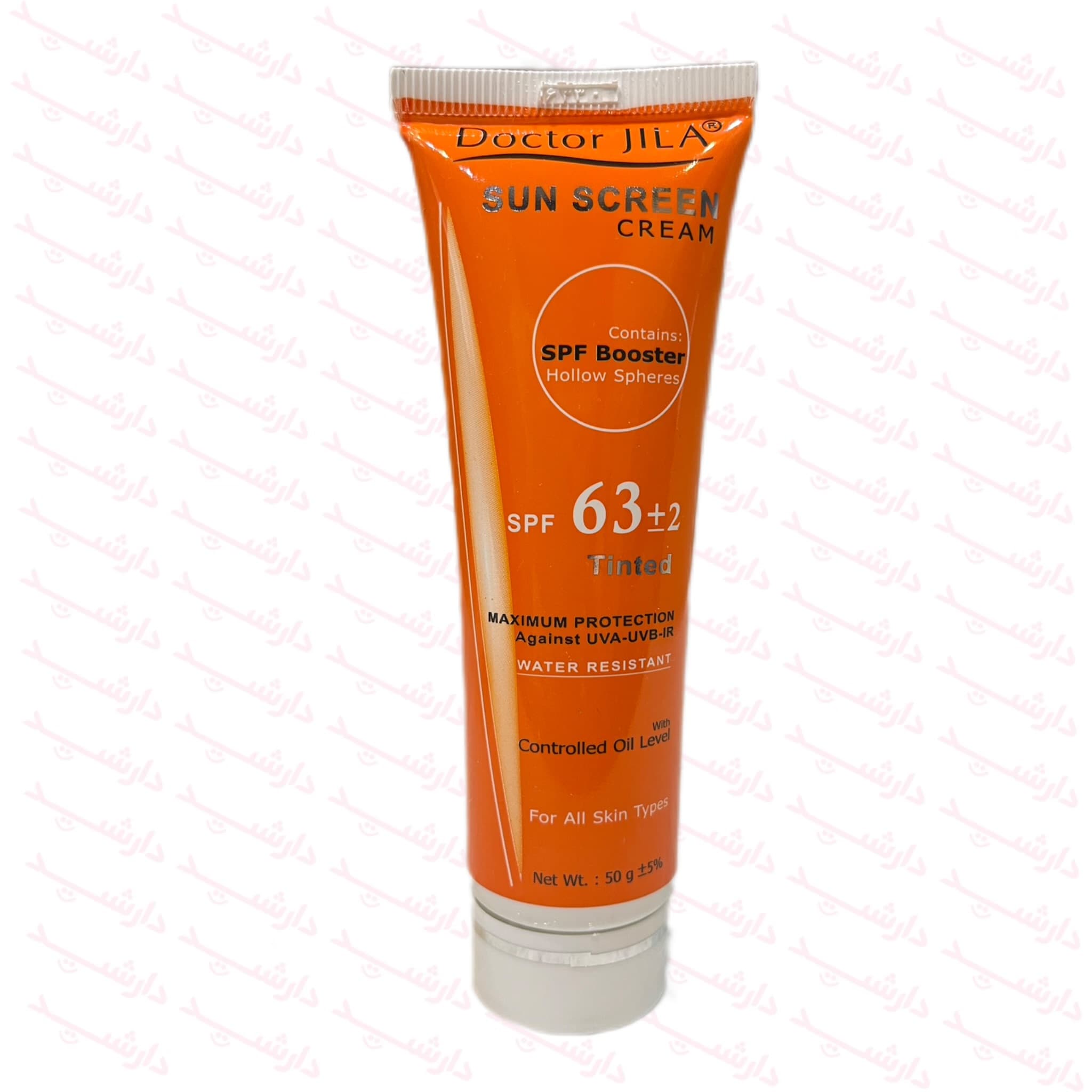 کرم ضد آفتاب رنگی دکتر ژیلا SPF63 مناسب انواع پوست 50 گرم — تصویر ۲