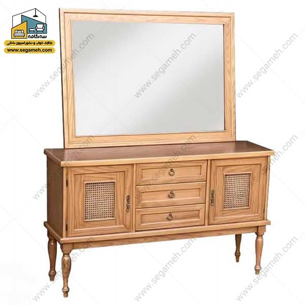 آینه کنسول حصیری ZP35 — تصویر ۲