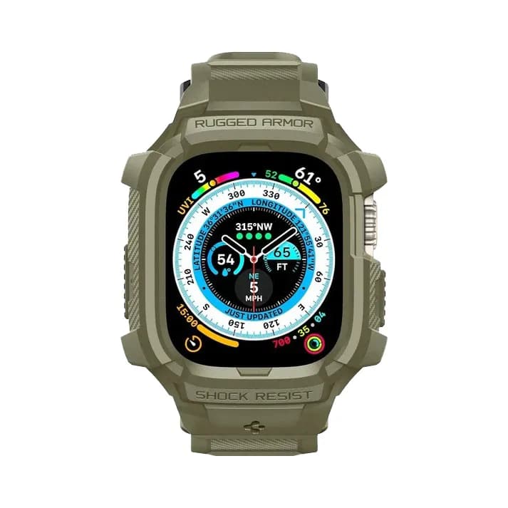 بند و کاور اپل واچ اولترا اسپیگن Spigen Rugged Armor Pro Apple Watch Ultra (49mm) — تصویر ۲