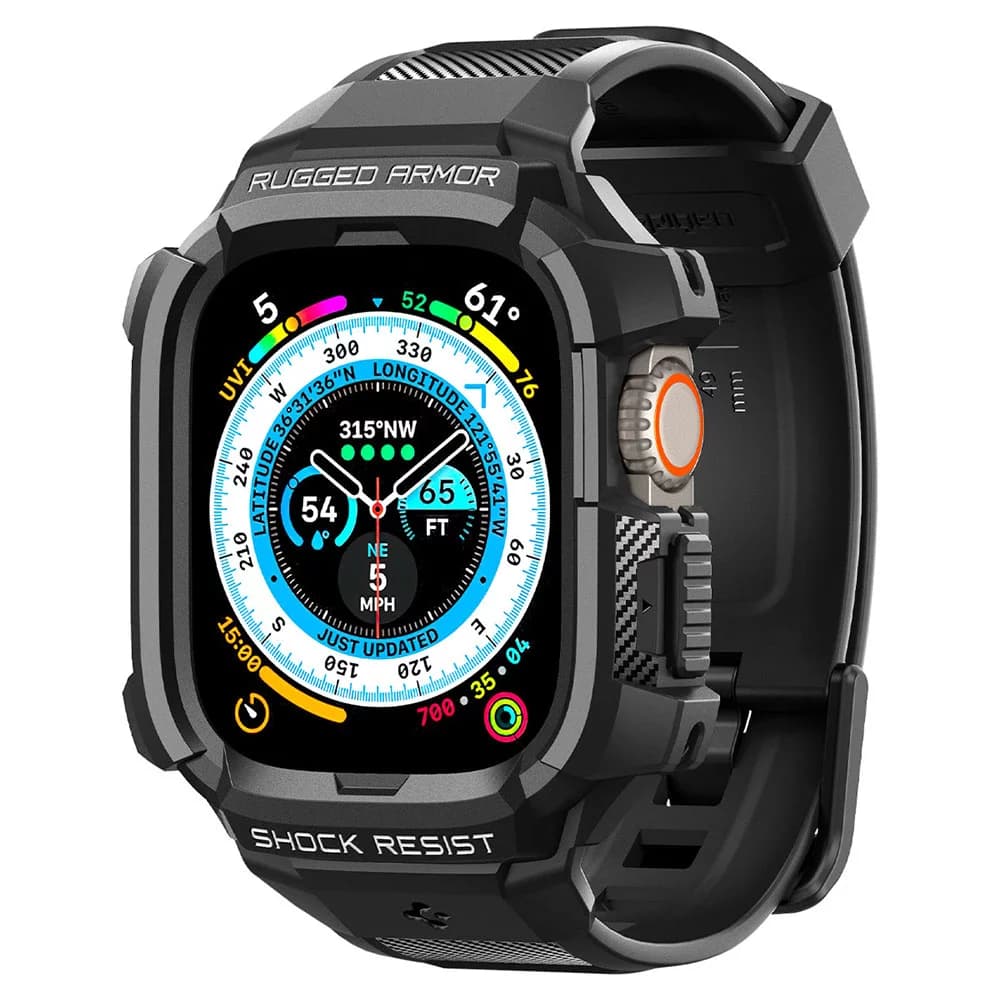 بند و کاور اپل واچ اولترا اسپیگن Spigen Rugged Armor Pro Apple Watch Ultra (49mm) — تصویر ۳