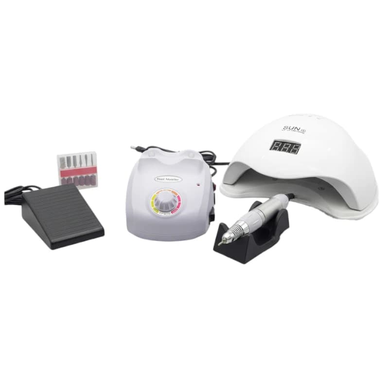 پک استارتر ناخن | سوهان برقی نیل مستر603 + UV/LED