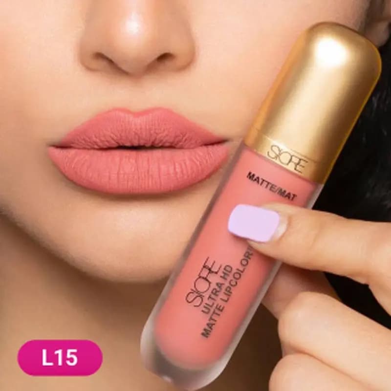رژ لب مایع مات سیوره | مدل Siore Ultra HD | شماره L15 — تصویر ۲