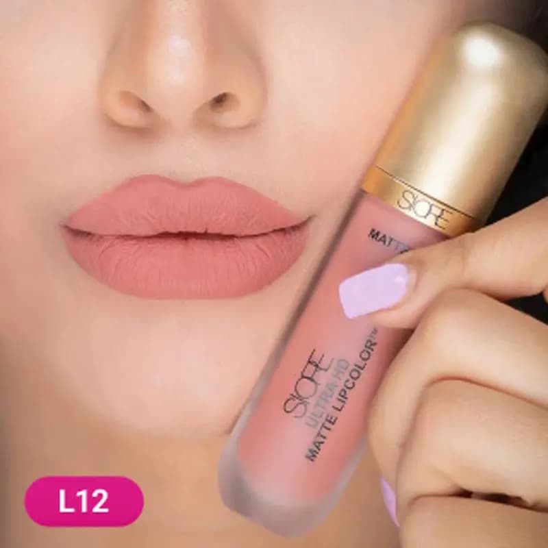 رژ لب مایع مات سیوره | مدل Siore Ultra HD | شماره L12 — تصویر ۲