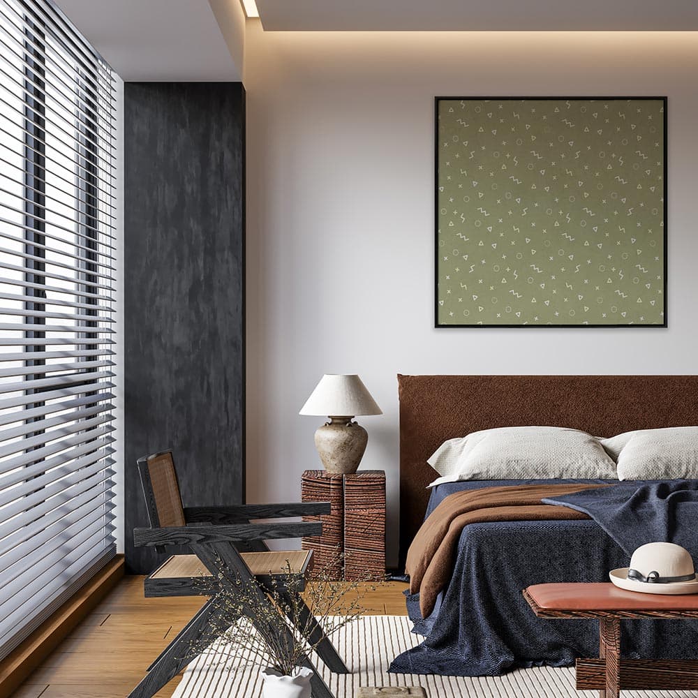 تابلو اشکال هندسی ریز F10162700 — تصویر ۲