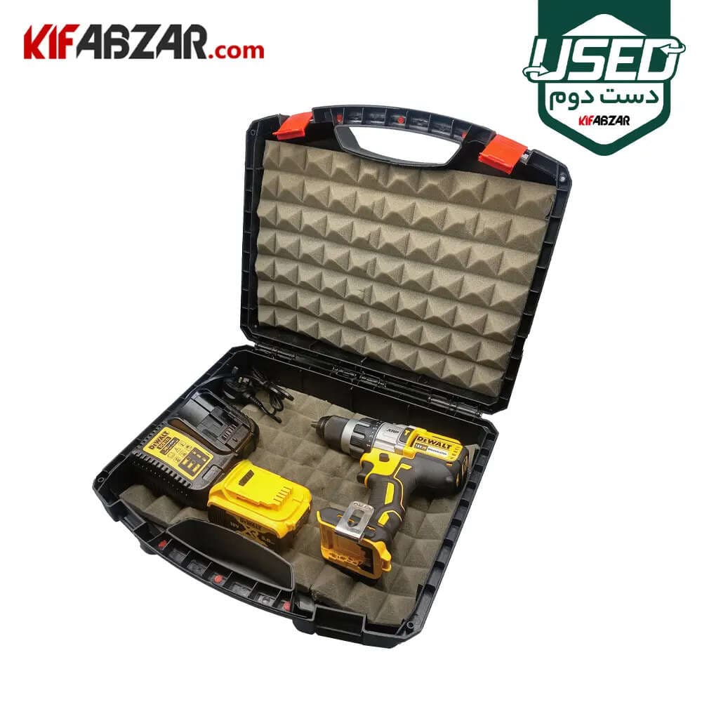 دریل پیچ گوشتی چکشی شارژی 18 ولت دیوالت مدل DCD996-B5 دست دوم — تصویر ۷