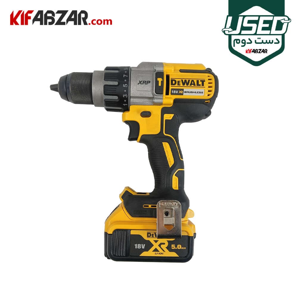 دریل پیچ گوشتی چکشی شارژی 18 ولت دیوالت مدل DCD996-B5 دست دوم — تصویر ۲