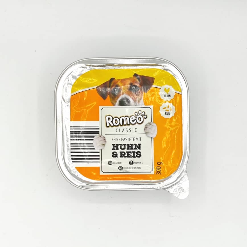 ووم سگ رومئو با طعم مرغ و برنج وزن ۳۰۰گرم Woom Romeo Dog Food Chicken & Rice Flavor