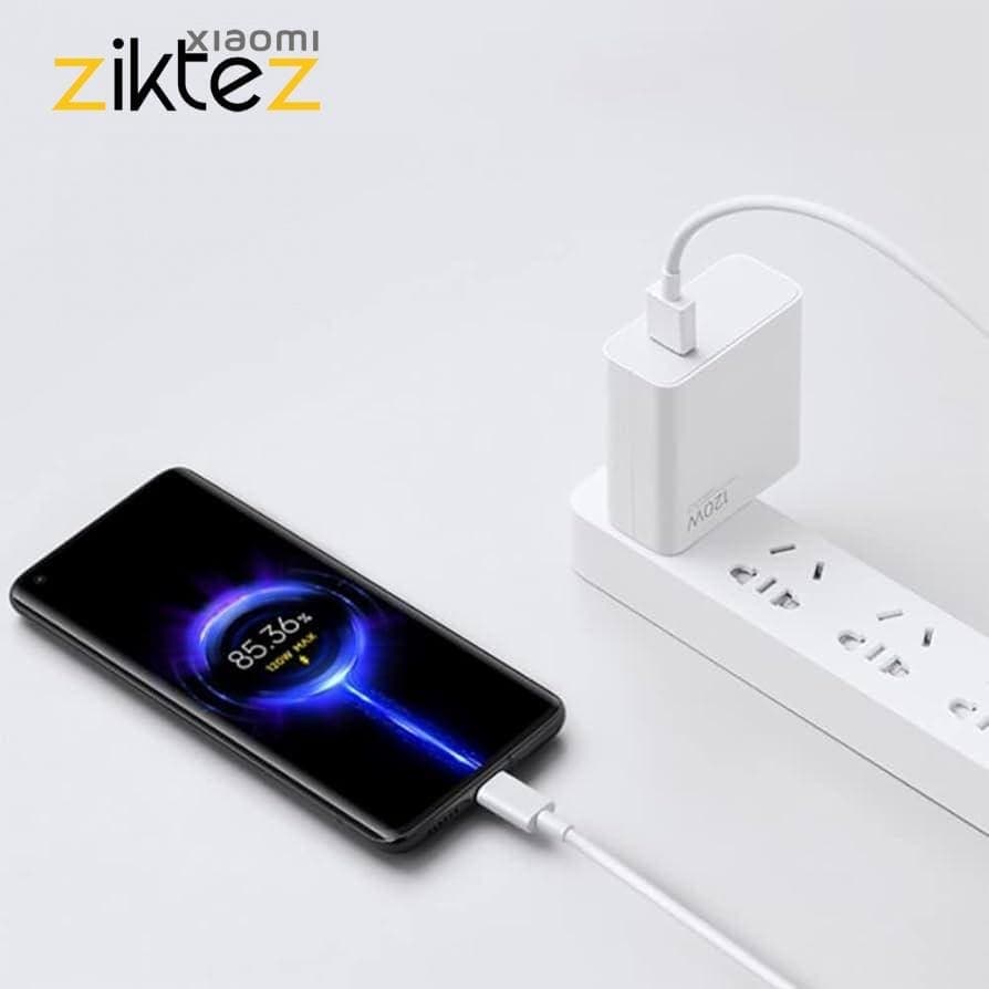 شارژر 120 وات شیائومی همراه کابل اورجینال Xiaomi 120W Turbo Fast Charger Original — تصویر ۲