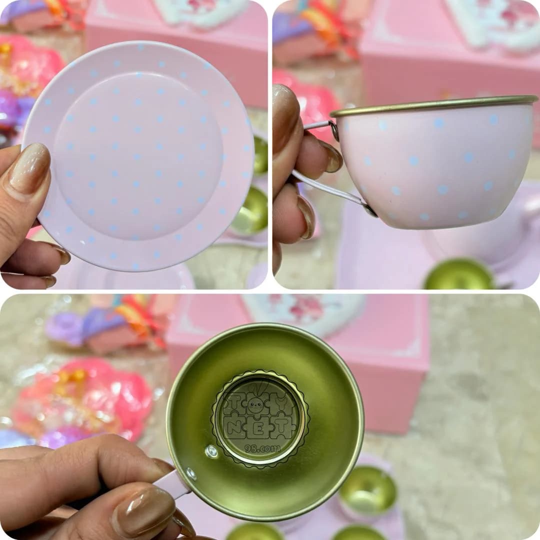 کیف چایخوری خرگوش 50 قطعه با سرویس چایخوری فلزی — تصویر ۳