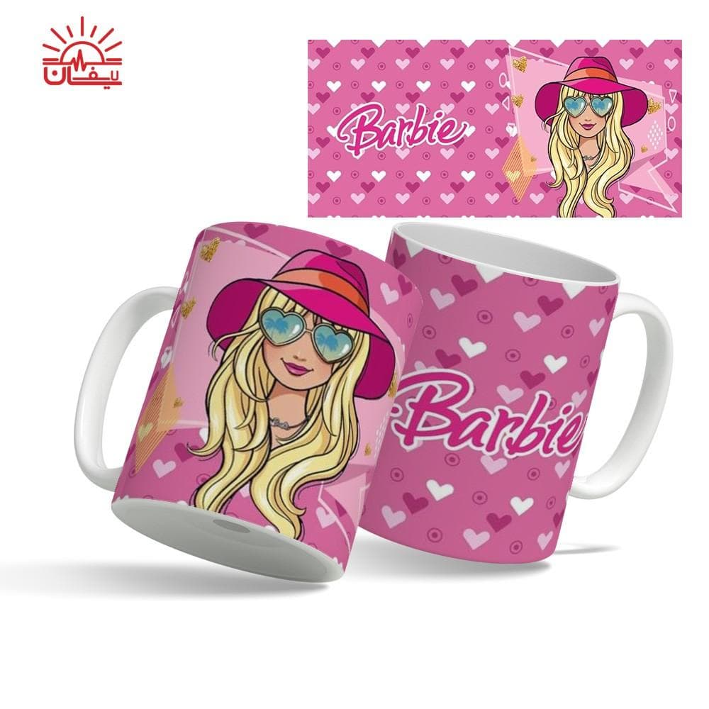 ماگ سفید BARBIE