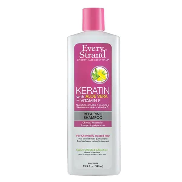 شامپو ترمیم کننده موهای کراتینه اوری استرند | EVERY STRAND Keratin Repairing Shampoo 399 ml