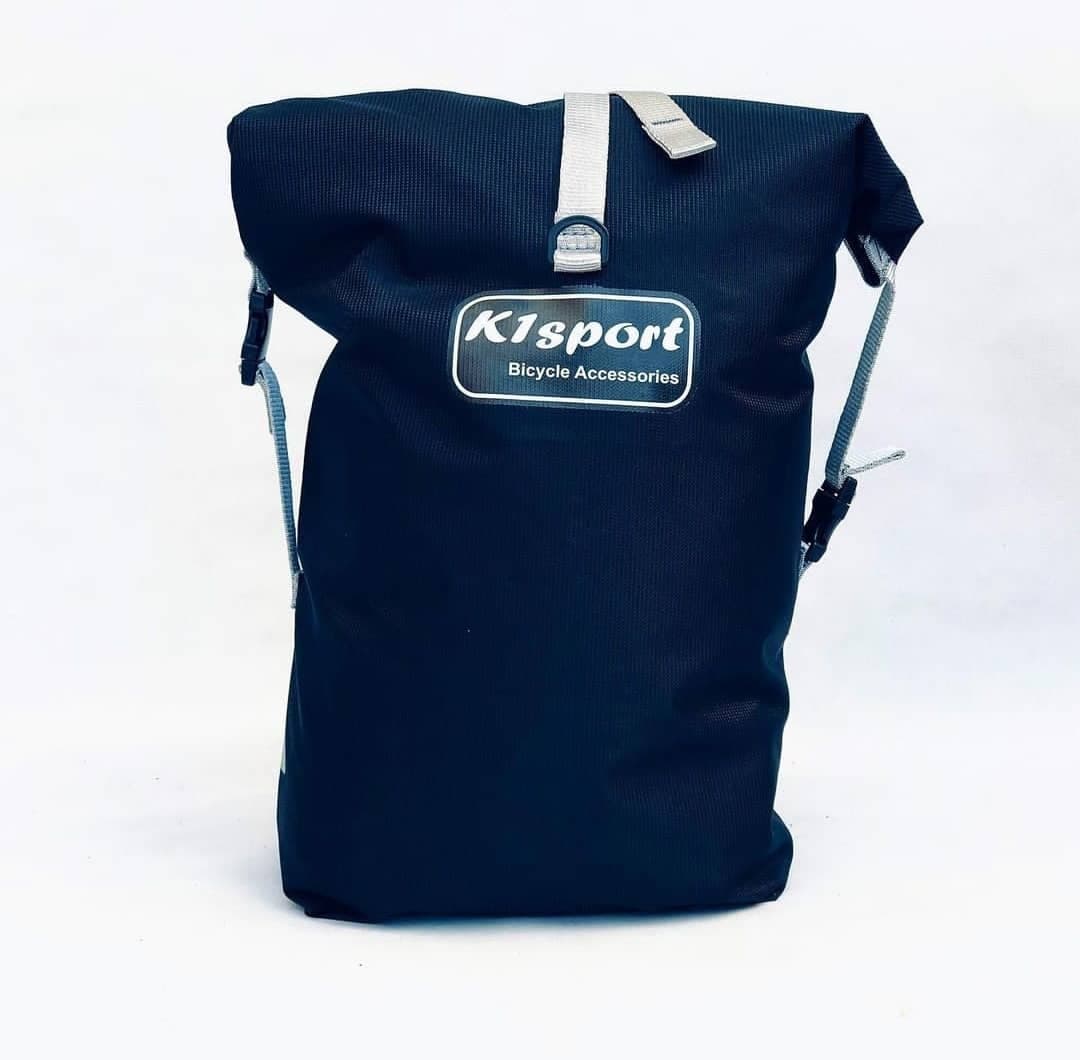 خورجین جلو دوچرخه K1SPORT مشکی-نقره ای