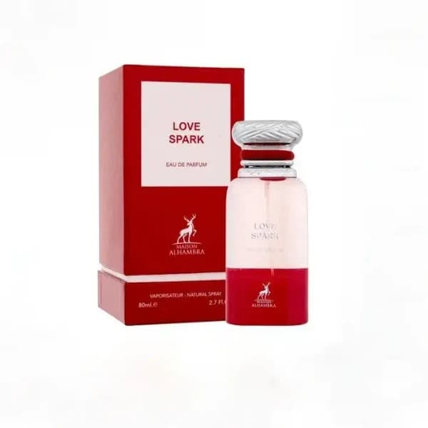 ادو پرفیوم الحمبرا Love Spark حجم 80 میل Alhambra Love Spark Eau de Parfum