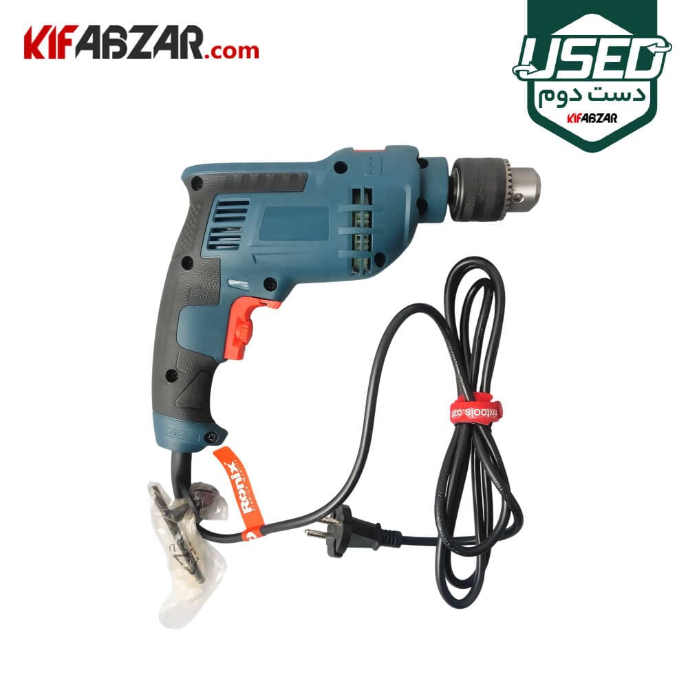 کیت 33 پارچه دریل چکشی 750 وات رونیکس مدل RS-0008 دست دوم — تصویر ۳