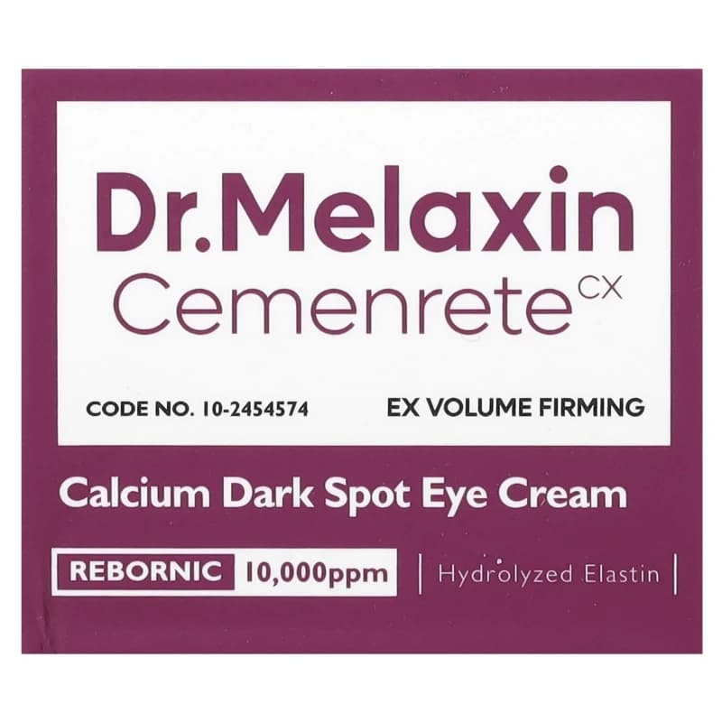 کرم دور چشم ضدجوش کلسیمی دکتر ملاکسین | Dr.Melaxin Cemenrete Calcium Dark Spot Eye Cream — تصویر ۲